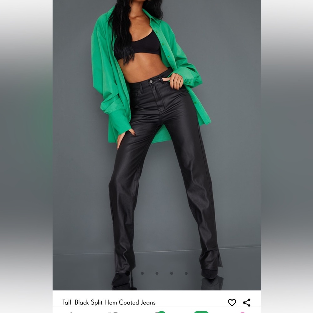 Tall PLT coated jeans